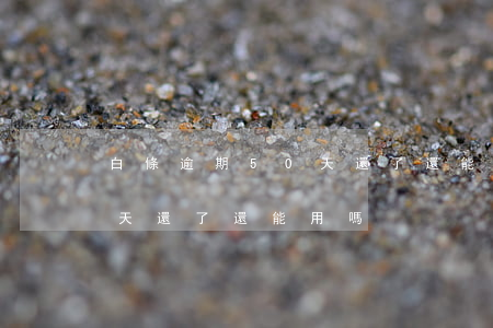 白條逾期50天還了還能用嗎(白條逾期50天還了還能用嗎)