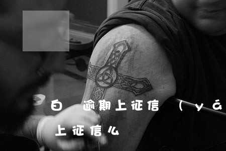 白條逾期上征信嚴(yán)重嗎(白條逾期上征信么)