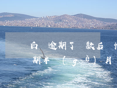 白條逾期了還款后會恢復(fù)嗎(白條逾期半個(gè)月還款會有什么后果)