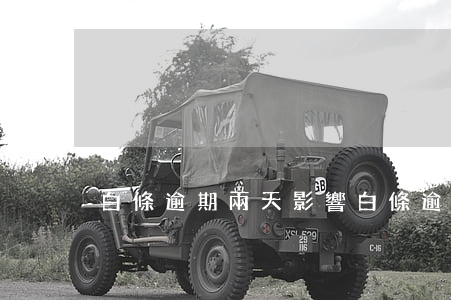 白條逾期兩天影響 白條逾期兩天影響征信嗎