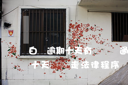 白條逾期十天有機會開通金條嗎-白條逾期十天說會走法律程序