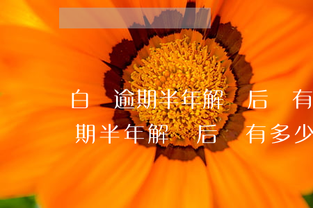 白條逾期半年解鎖后還有多少額度-白條逾期半年解鎖后還有多少額度了