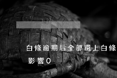 白條逾期后全部還上(白條逾期兩天還上有啥影響0)