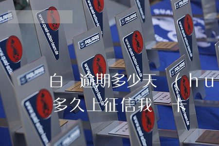 白條逾期多少天會(huì)失信（白條逾期多久上征信我愛卡）