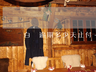 白條逾期多少天止付-白條逾期1小時