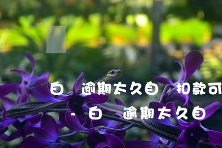 白條逾期太久自動扣款可以關(guān)嗎-白條逾期太久自動扣款可以關(guān)嗎安全嗎