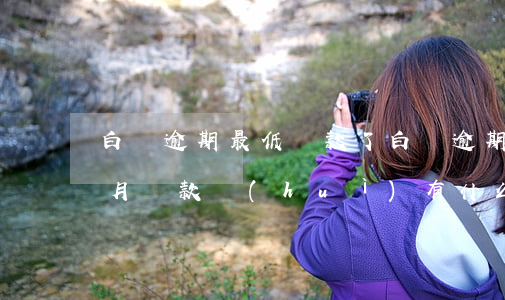 白條逾期最低還款了(白條逾期半個(gè)月還款會(huì)有什么后果)