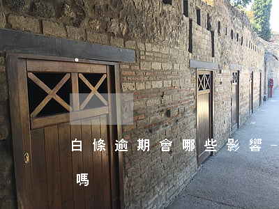 白條逾期會哪些影響-白條逾期貸款有影響嗎