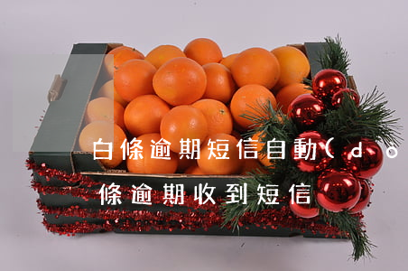 白條逾期短信自動(dòng)扣款信息(白條逾期收到短信)