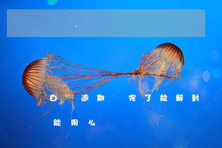 白條逾期還完了能解封嗎 白條逾期了還了還能用么
