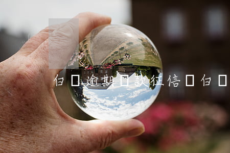 白條逾期還款征信嗎(白條還款上征信嗎)