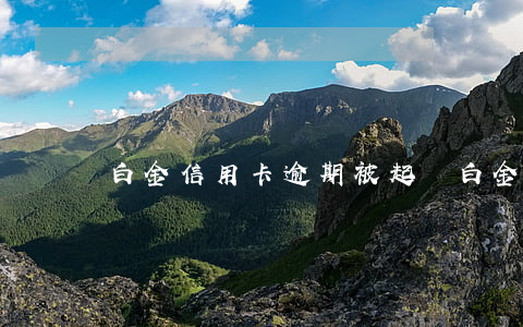 白金信用卡逾期被起訴（白金信用卡逾期被起訴）
