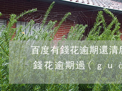 百度有錢花逾期還清后還可以貸嗎-百度有錢花逾期過(guò)還清了還能再申請(qǐng)嗎?