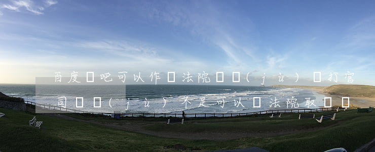 百度貼吧可以作為法院證據(jù)嗎(打官司證據(jù)不足可以讓法院取證嗎?)