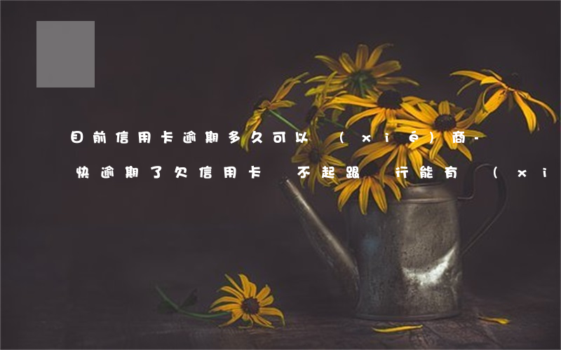 目前信用卡逾期多久可以協(xié)商-快逾期了欠信用卡還不起跟銀行能有協(xié)商的可能性嗎