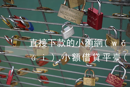 直接下款的小額網(wǎng)貸平臺(tái)(小額借貸平臺(tái)下款最快)
