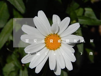 眾安小貸逾期怎么解決（眾安小貸錢逾期了怎么協(xié)商）