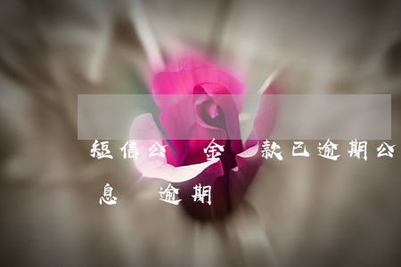 短信公積金貸款已逾期(公積金發(fā)信息說逾期)