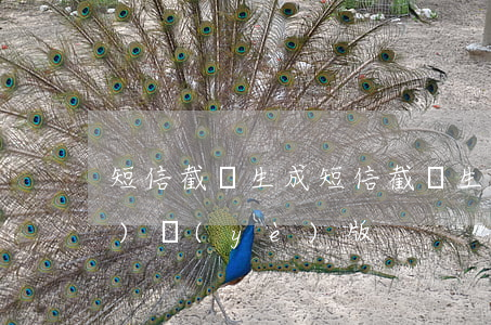短信截圖生成(短信截圖生成器網(wǎng)頁(yè)版)