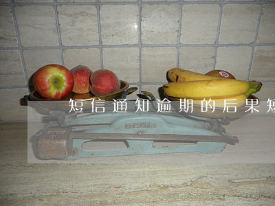 短信通知逾期的后果（短信逾期會影響終生嗎）