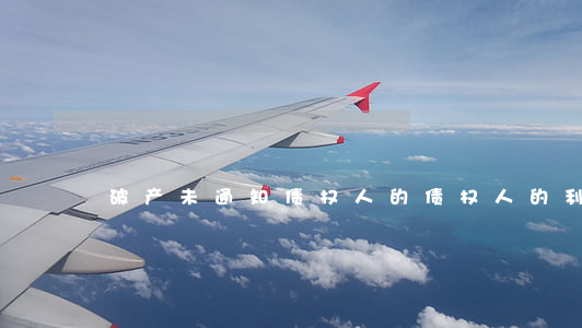 破产未通知债权人的债权人的利益如何维护