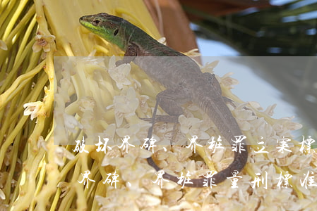 破坏界碑、界桩罪立案标准_2021破坏界碑、界桩罪量刑标准和认定构成要件