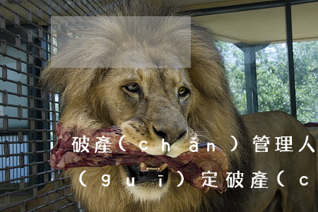破產(chǎn)管理人報(bào)酬規(guī)定(破產(chǎn)管理人報(bào)酬規(guī)定)