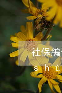 社保編號是什么(社保編號是什么10位數(shù)在哪里可以看到)