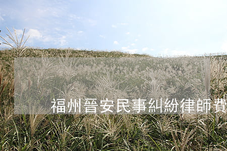 福州晉安民事糾紛律師費用怎么付