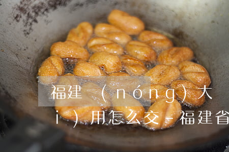 福建農(nóng)大圖書館逾期費(fèi)用怎么交-福建省圖書館超期收費(fèi)