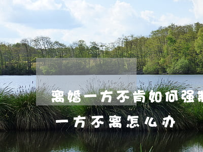 离婚一方不肯如何强制离婚,如果要强制离婚,一方不离怎么办 离婚一方不肯如何强制离婚,如果要强制离婚,一方不离怎么办