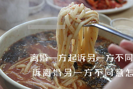 离婚一方起诉另一方不同意离婚(如果一方起诉离婚另一方不同意怎么办)