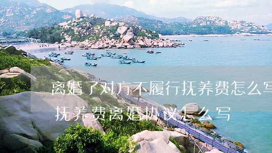 离婚了对方不履行抚养费怎么写申请书?（逾期抚养费离婚协议怎么写）
