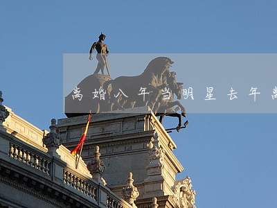 离婚八年当明星(去年离婚的明星有哪些)