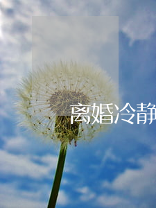 离婚冷静期流程