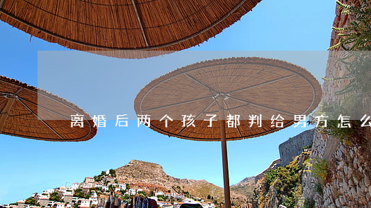 离婚后两个孩子都判给男方怎么办