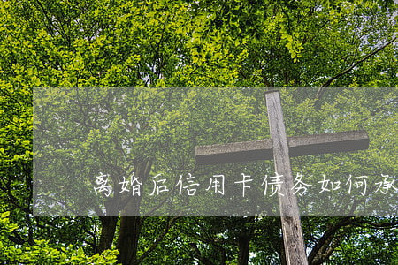 离婚后信用卡债务如何承担