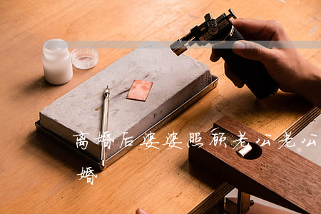 离婚后婆婆照顾老公(老公向着婆婆该不该离婚)