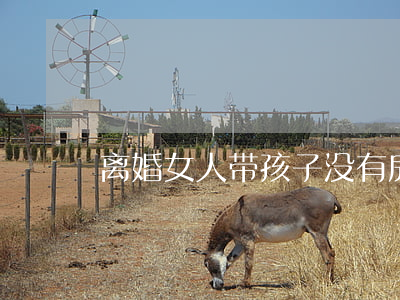 离婚女人带孩子没有房子户口怎么办