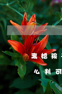 离婚孩子必须判给一方吗(有两个孩子离婚怎么判,可以全判给一方吗?)