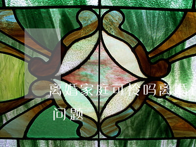离婚家庭可怜吗(离婚过的家庭是不是有很多问题)