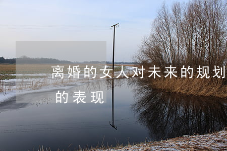 离婚的女人对未来的规划(女人开始计划离婚的表现)