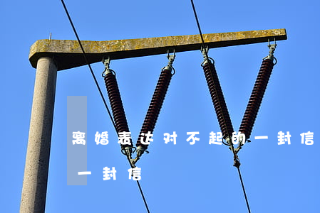 离婚表达对不起的一封信(离婚后写给自己的一封信)