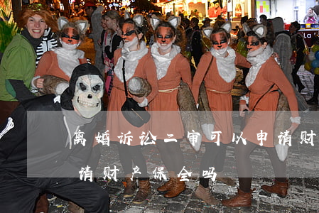 离婚诉讼二审可以申请财产保全吗(二审能申请财产保全吗)