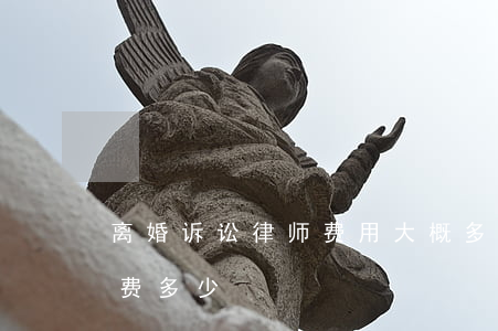 离婚诉讼律师费用大概多少(一般离婚案律师费多少)