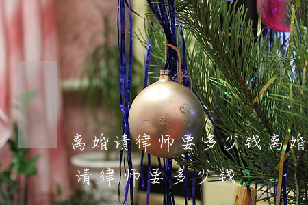 离婚请律师要多少钱(离婚律师收费标准?离婚请律师要多少钱)