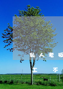 私人老板拖欠工資不給怎么辦(私人老板拖欠工資不給怎么辦蘭州私人老板)