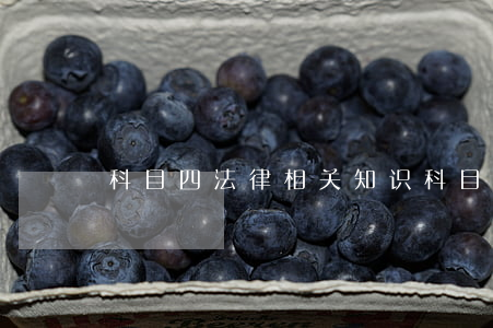 科目四法律相关知识(科目四内容包括什么)