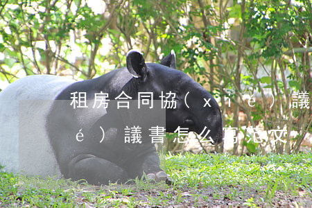 租房合同協(xié)議(租房合同協(xié)議書怎么寫范文)