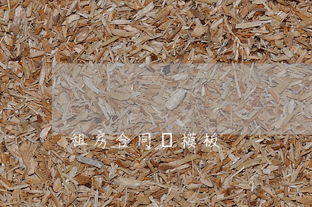 租房合同書模板